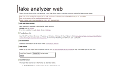 Desktop Screenshot of lakeanalyzer.gleon.org